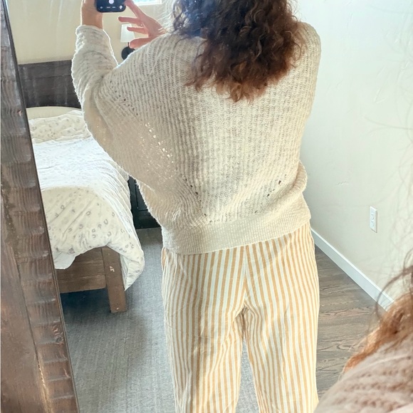 Anthropologie Cream Open Sweater - Picture 3 of 6